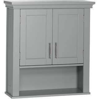 Two-Door Bathroom Storage, Gray Wall Cabinet, Grey - Bed Bath & Beyond ...