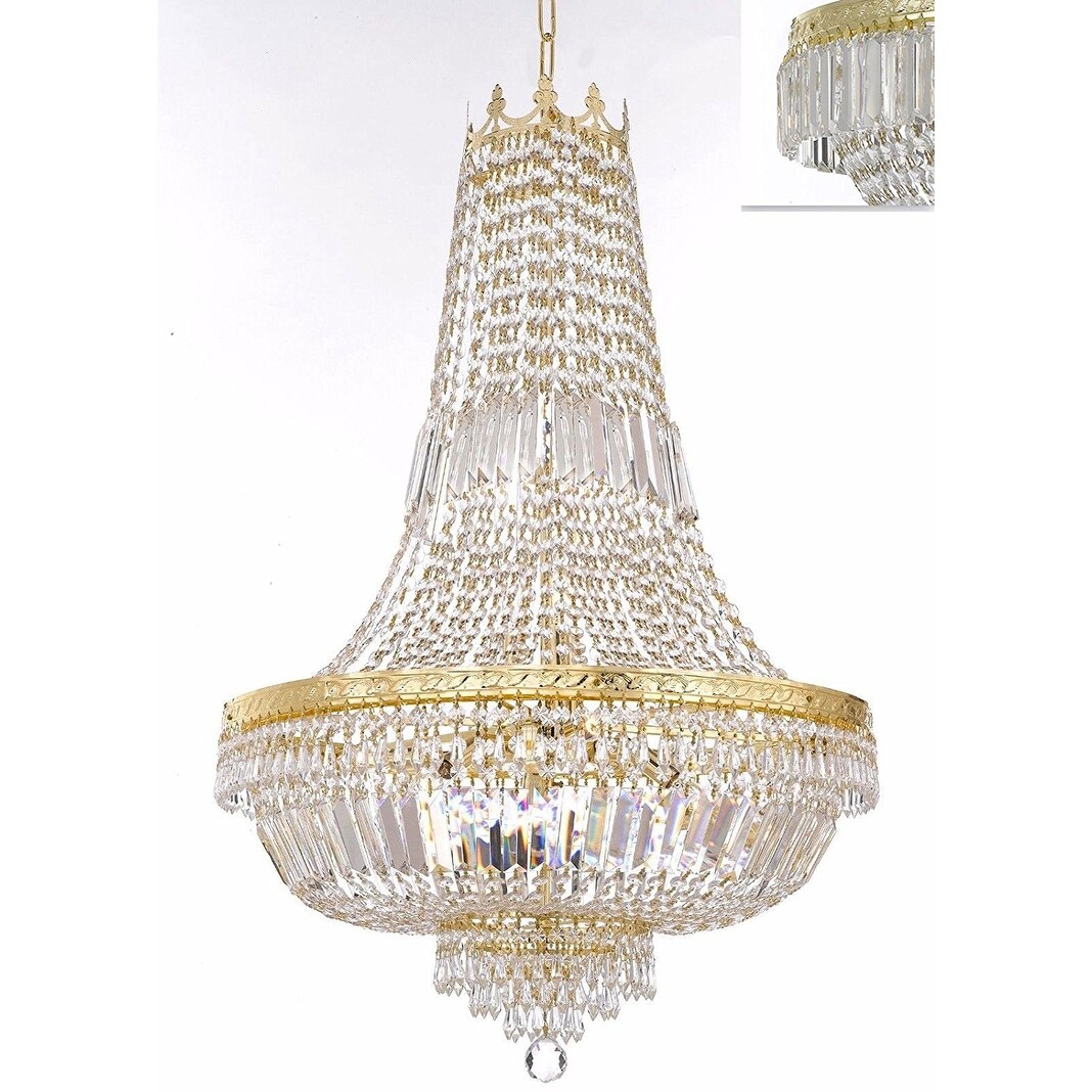 French Empire Crystal Chandelier Lighting - Chandeliers For Bedrooms by Overstock.com
