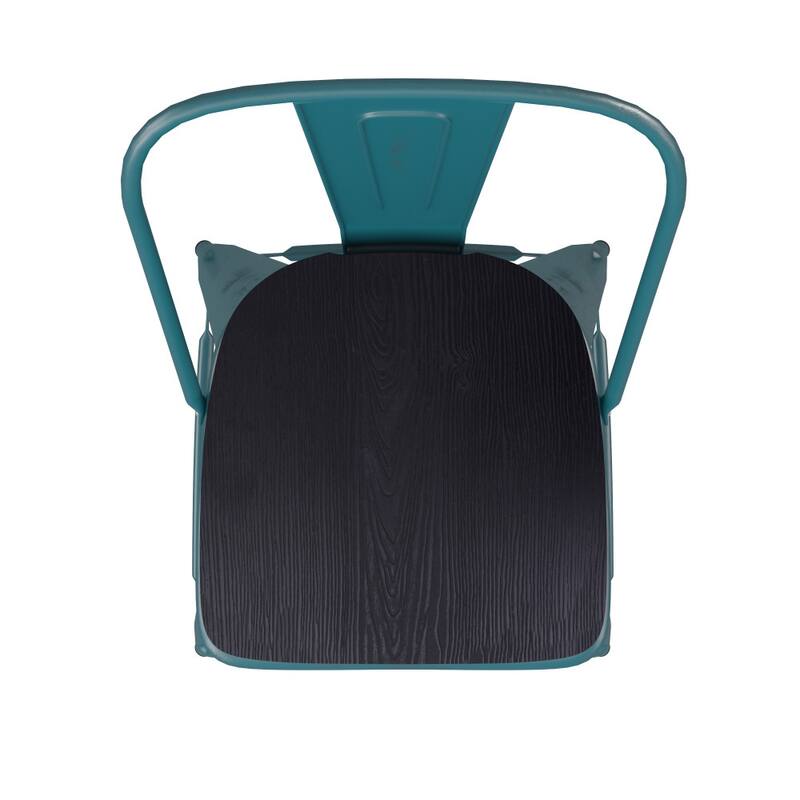 All-Weather Bar Height Stool with Poly Resin Seat