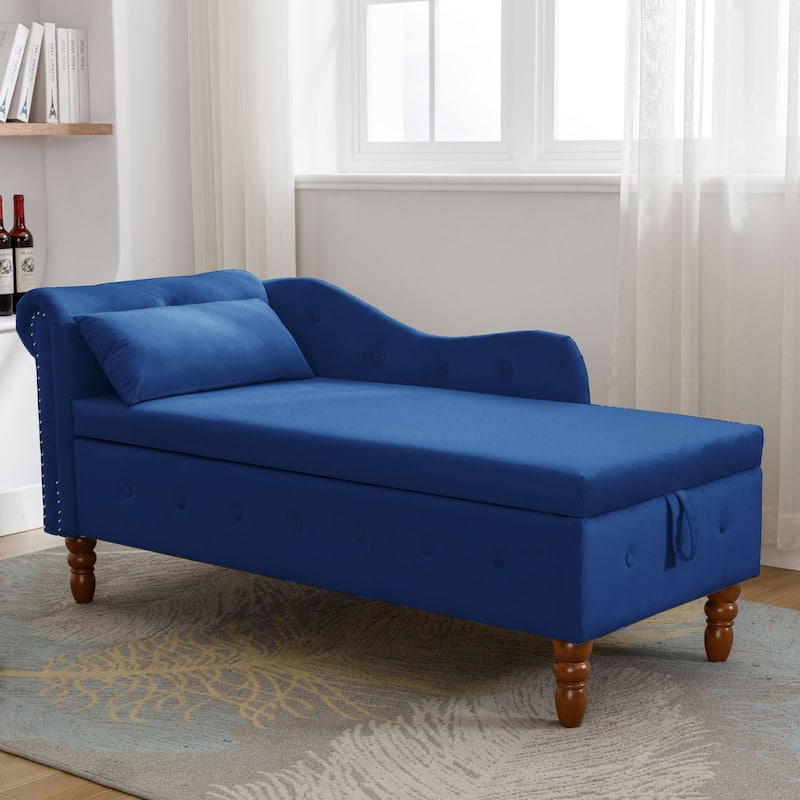 Velvet Upholstered Bench Lounge Bench with Storage, Decorative Bench Indoor Bench with Pillows and Armrests