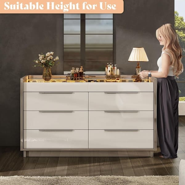 white christmas dresses Century Furniture Tribeca Dresser, Cream main image 1