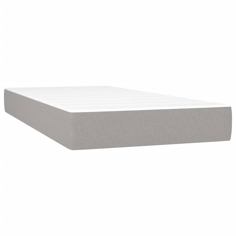 vidaXL Box Spring Bed Base Platform Bed Frame with Mattress for Bedroom Fabric