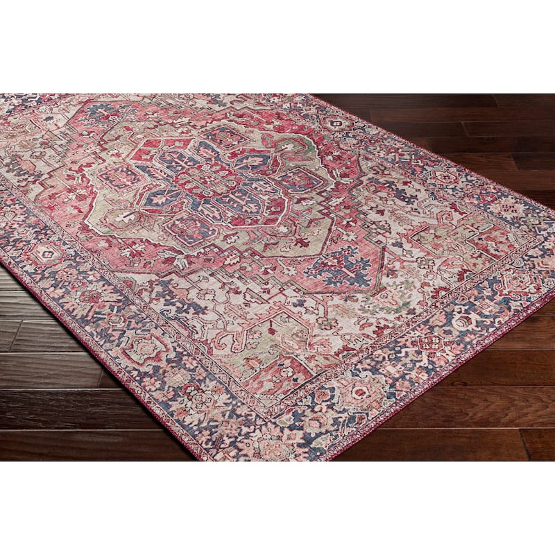 Livabliss Adenia Vintage Medallion Printed Area Rug