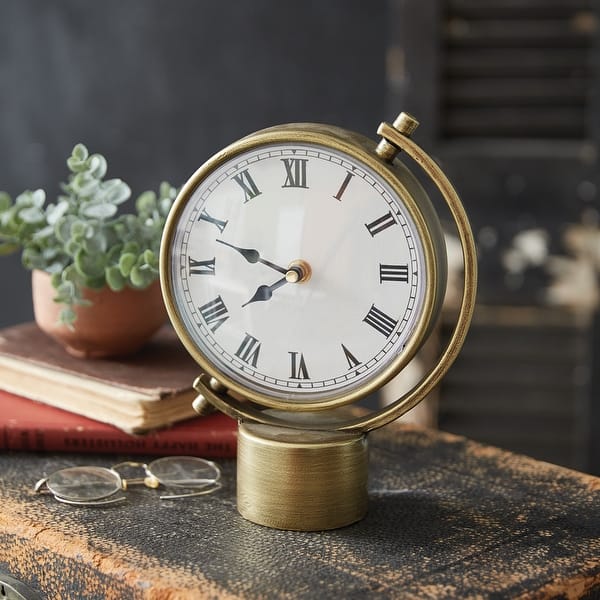 Atlas Tabletop Clock - 7''W x 2''D x 9¼''H - Bed Bath & Beyond - 39681325