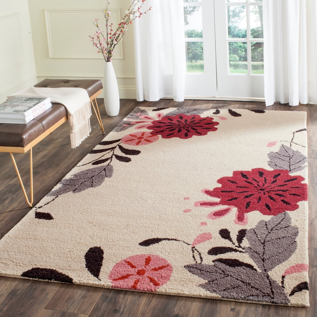 Martha Stewart by SAFAVIEH Picture Block Floral Rug