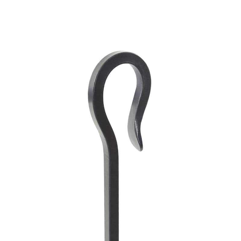 Achla Designs Shepherd's Hook Mini Fireplace Set of 4 Tools, 22 Inch Tall, Graphite Finish