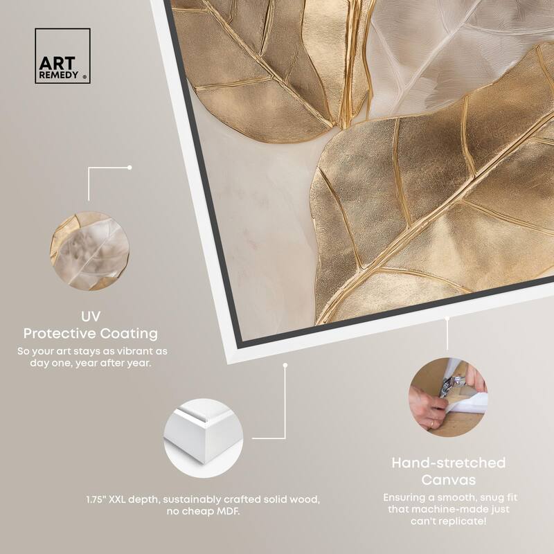 Golden Boughs Canvas by Art Remedy