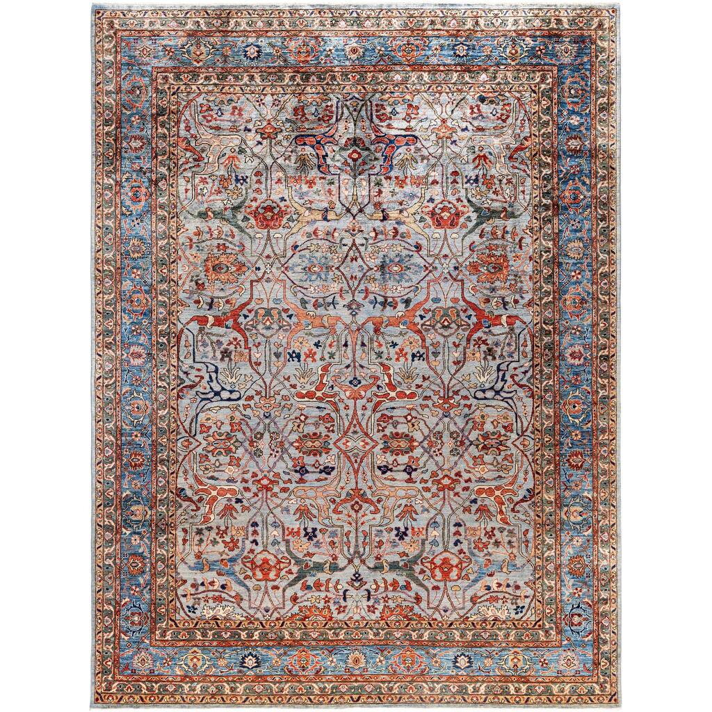 Serapi One-of-a-Kind Hand-Knotted Area Rug - Gray - 8' 10" x 11' 9"
