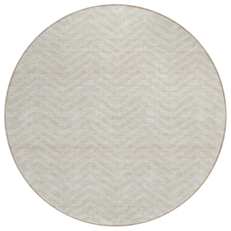 Machine Washable Indoor/ Outdoor Chantille Chevron Stripe Rug