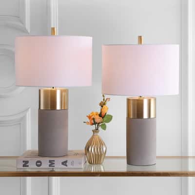 SAFAVIEH Lighting 24 inch Oliver Table Lamp (Set of 2)