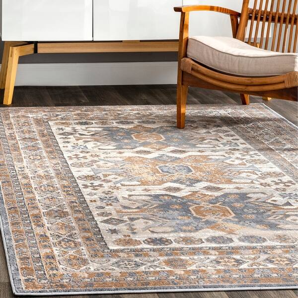Shop Nuloom Traditional Vintage Floral Medallion Chae Area Rug On Sale Overstock 28135676