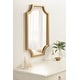 preview thumbnail 4 of 134, Kate and Laurel Hogan Scalloped Wood Framed Mirror