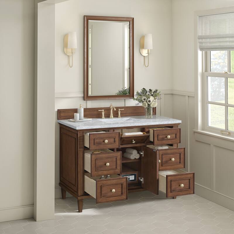 James Martin Vanities 424-V48-3CAR Lorelai 48" Single Basin Wood