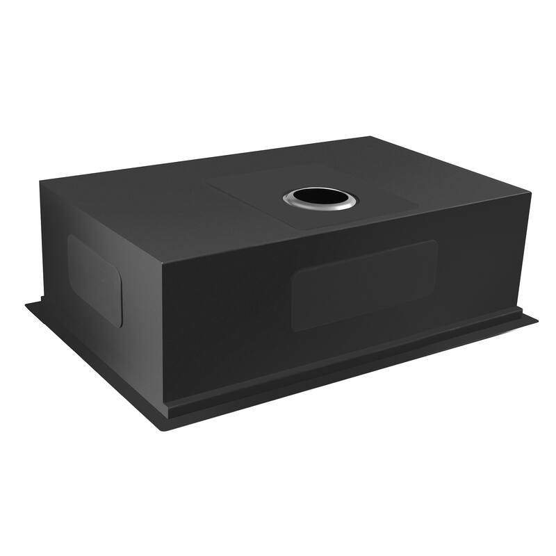 Workstation Ledge Kitchen Sink Undermount 304 Stainless Steel Single Bowl R10 Tight Radius Sink