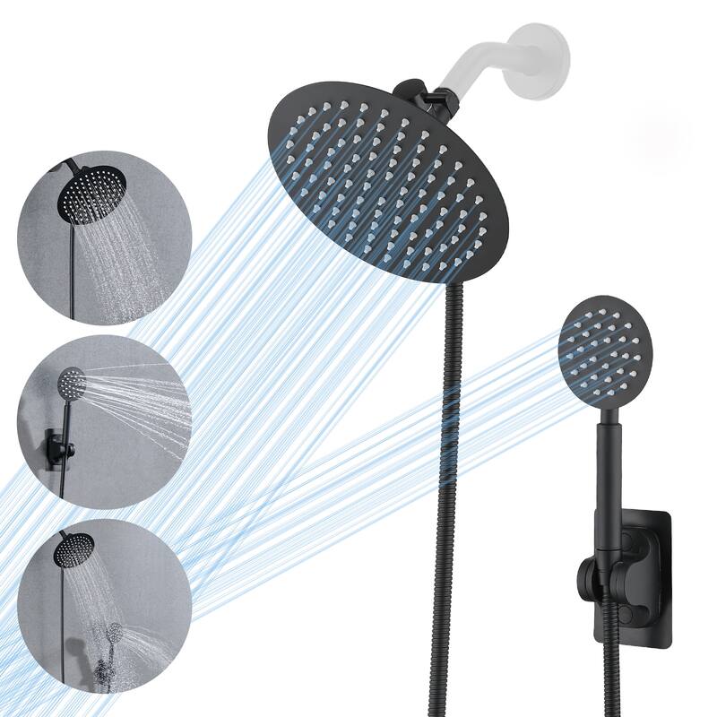 PROOX Bathroom Dual Shower Head w/ Shower Handheld Combo
