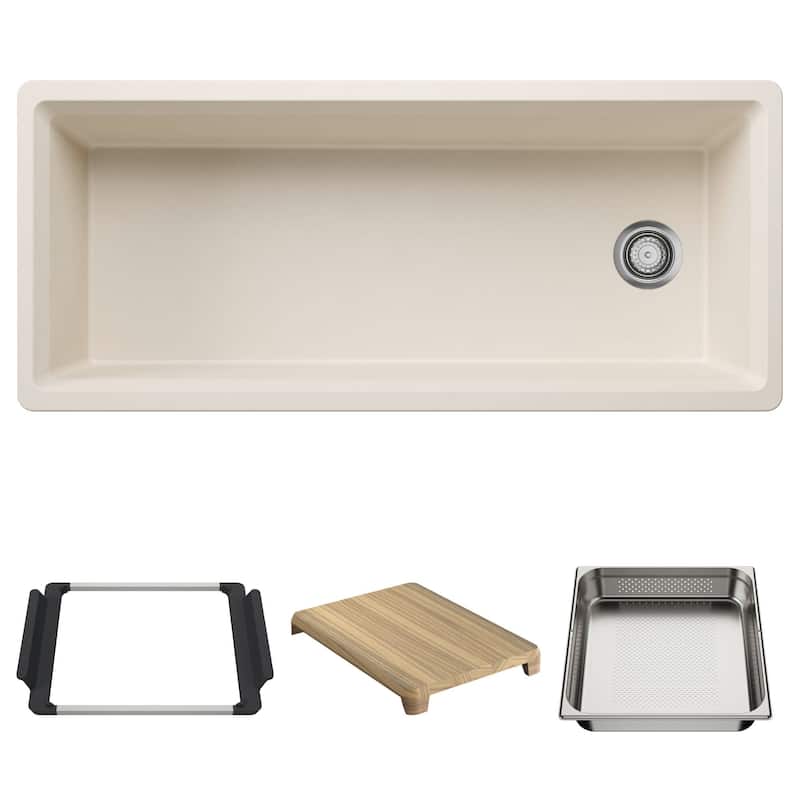 Blanco 443330 Inteos 45" Undermount Single Basin Granite Composite