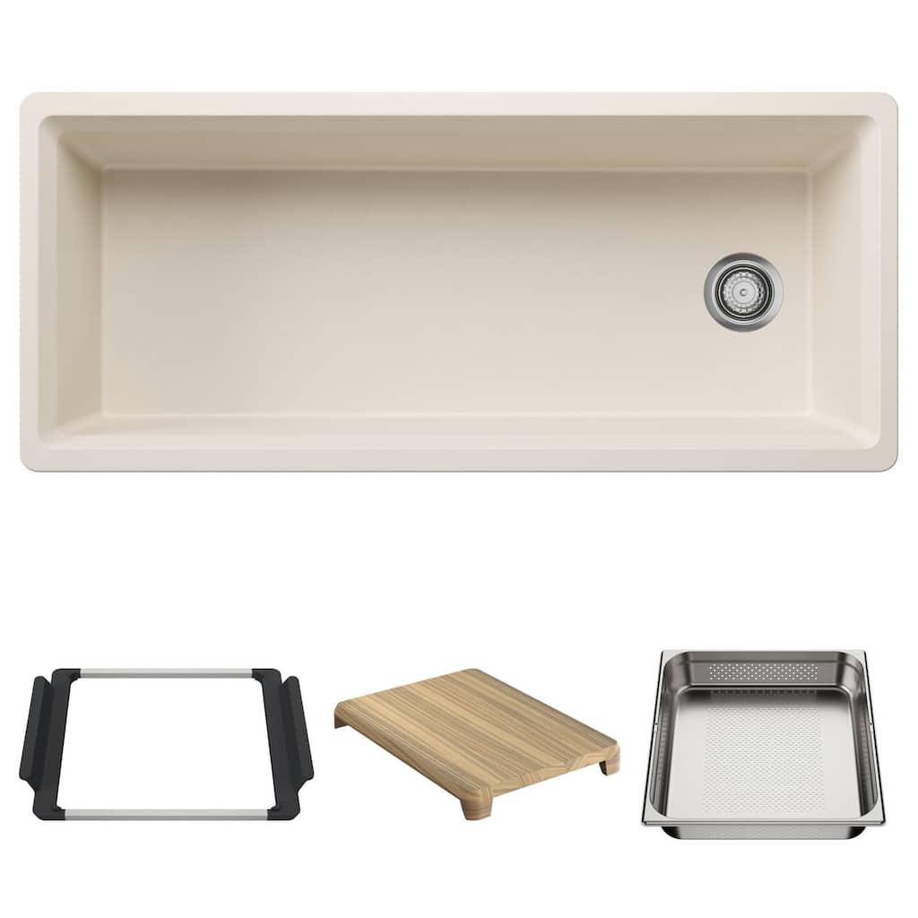 Blanco 443330 Inteos 45" Undermount Single Basin Granite Composite