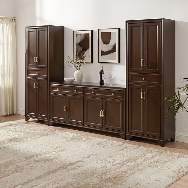 Crosley Tara 3-Piece Sideboard And Pantry Set - Bed Bath & Beyond