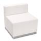 Option White Faux Leather