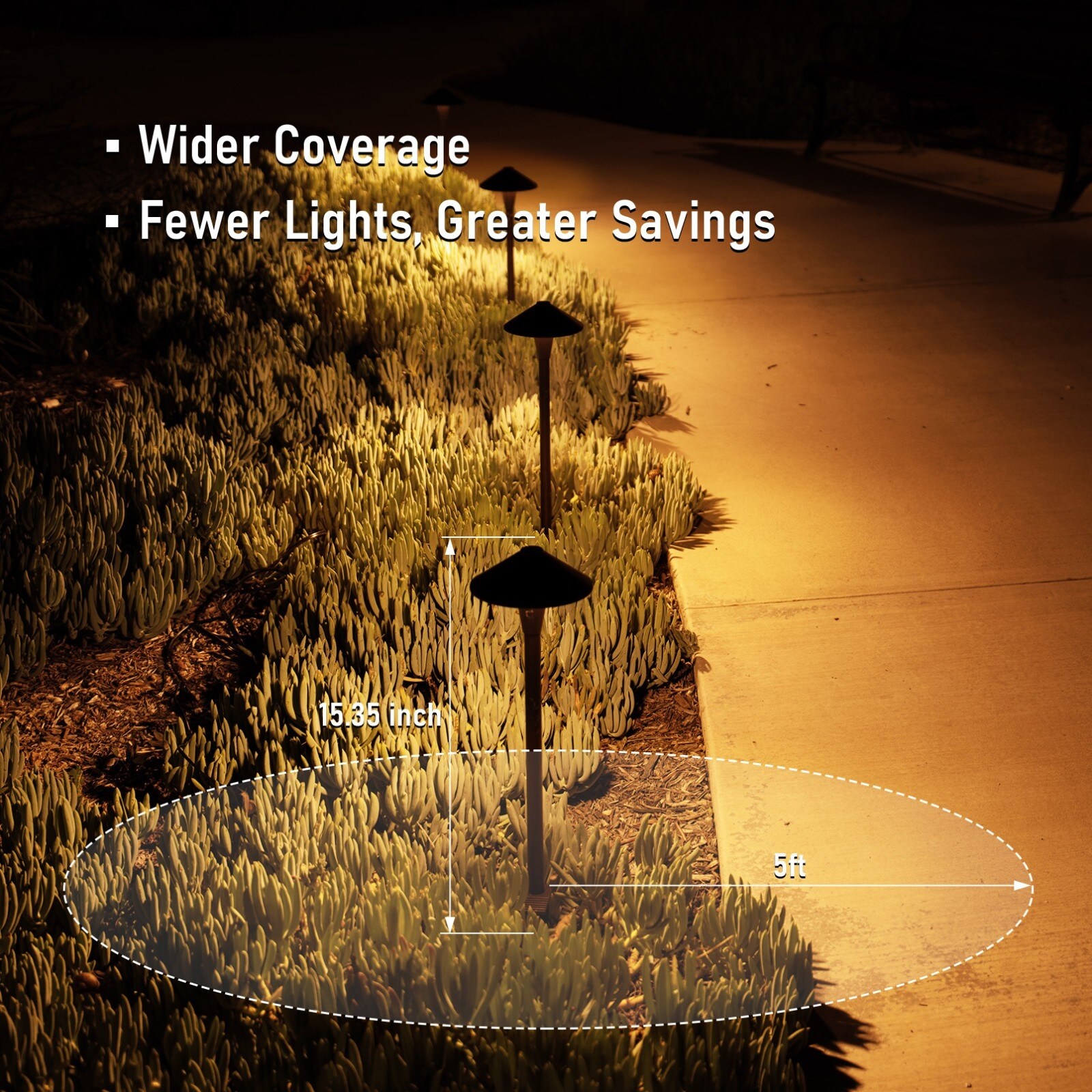 ⠉̮⃝︎︎ 綿毛 ⠉̮⃝︎︎ Moonrays Crackle Solar Powered LED Light 25745, 6 Pack
