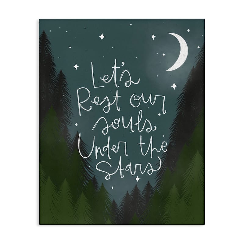 Stupell Rest Our Souls Under Stars Canvas Wall Art Design By Mandy Ford Art + Illustration - 24 x 30