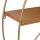 preview thumbnail 6 of 10, Kate and Laurel Delmar Mid-century Modern Wall Shelf