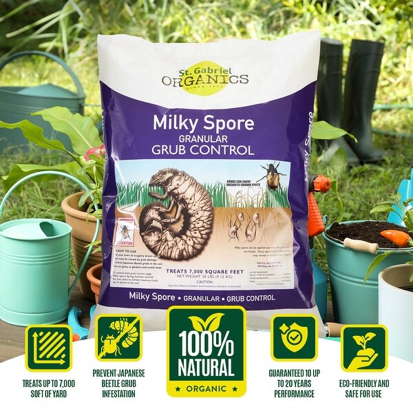 St. Gabriel Organics Milky Spore Granular Japanese Beetle Grub