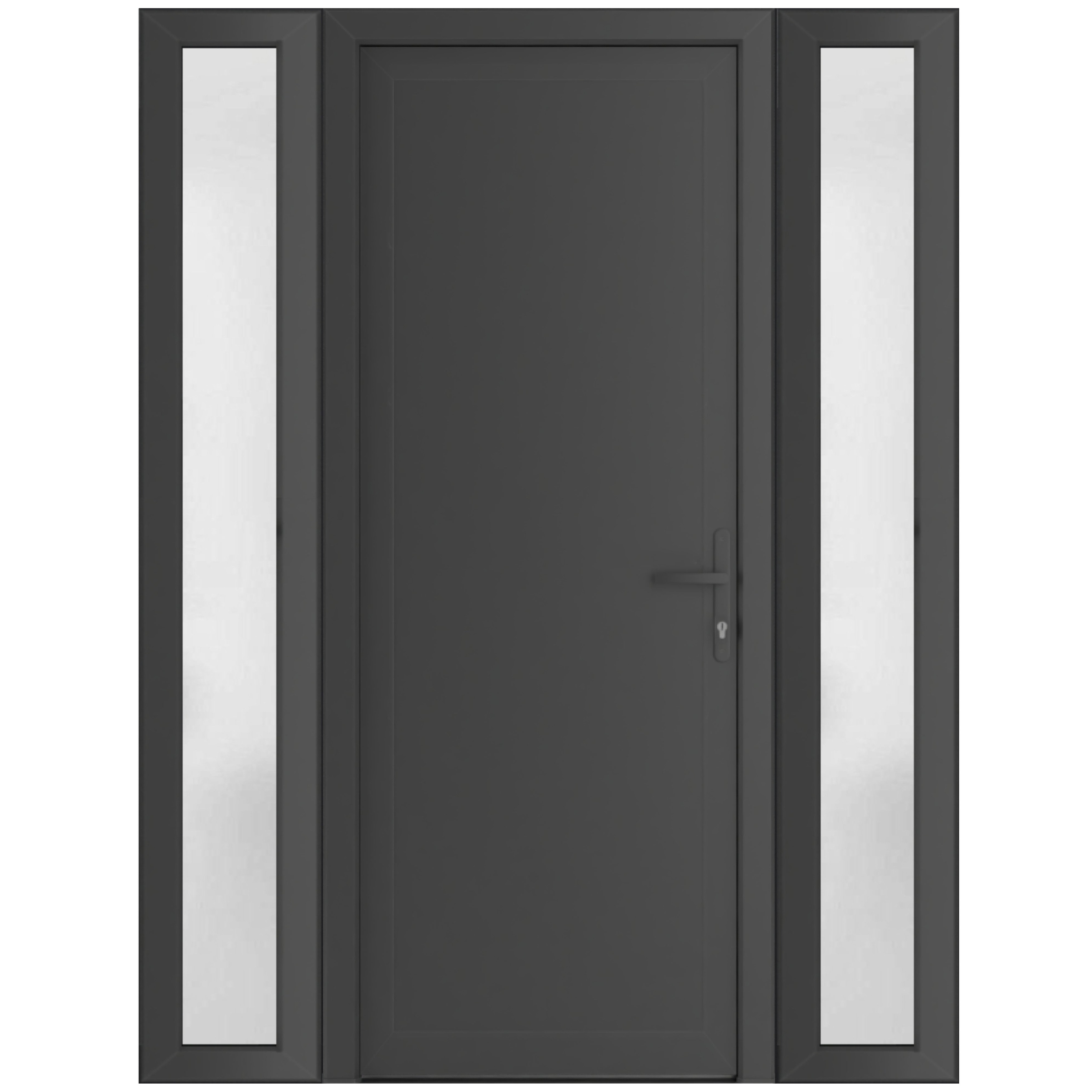 VDOMDOORS Manux 8111 Antracite Grey uPVC Exterior Door