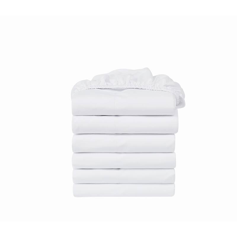 Truly Soft Hospitality 6 PACK Fitted Sheet Set - Queen