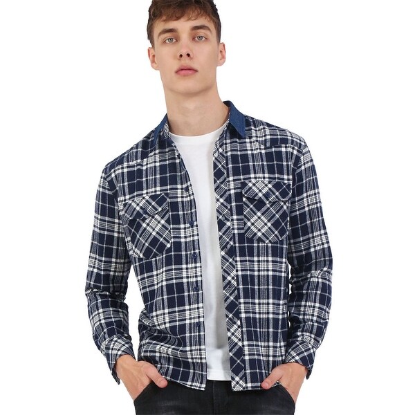 denim flannel mens