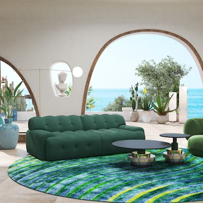 86.6'' Modern Comfy Couch 3 Seater