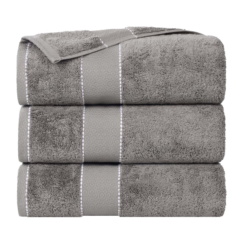 Superior Niles Cotton Ultra-Plush Absorbent Bath Towels, Set of 3