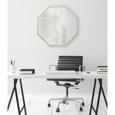 Kate and Laurel Laverty Framed Octagon Wall Mirror - 28x28