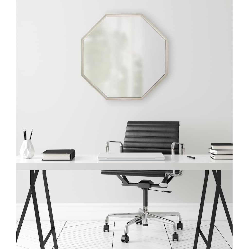 Kate and Laurel Laverty Framed Octagon Wall Mirror - 28x28