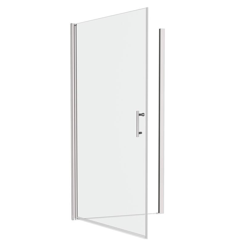 28" W x 72"H Pivot Frameless Swinging Shower Door