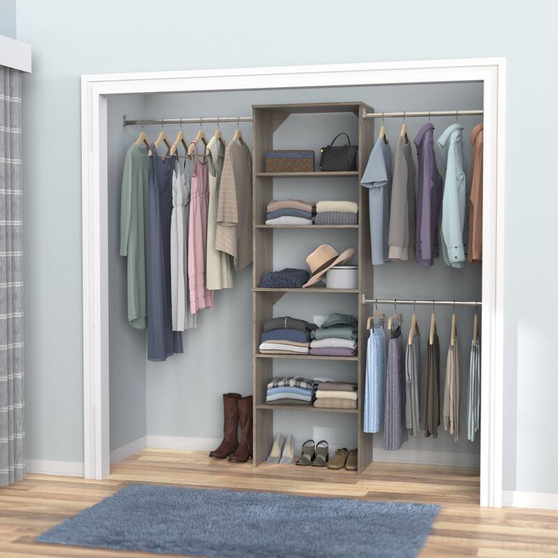ClosetMaid SuiteSymphony 25-inch Wide Starter Tower Closet Organizer