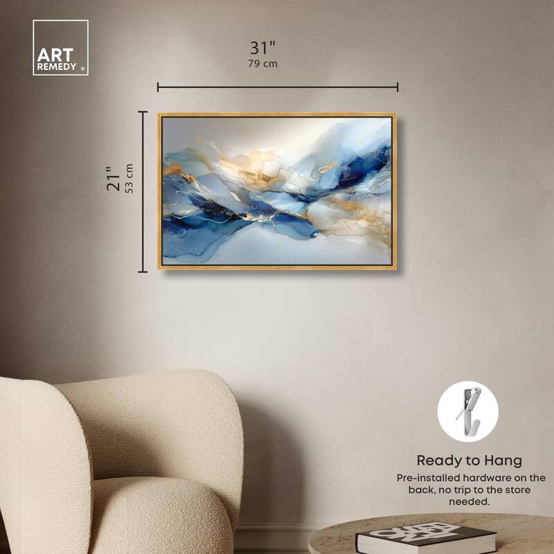 Postmodern Flow I Canvas by Art Remedy