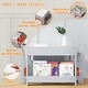 preview thumbnail 3 of 10, Kids Table and Chair Set, 4 in 1 Children Activity Table & 2 Chairs with Storage Drawer Detachable Tabletop