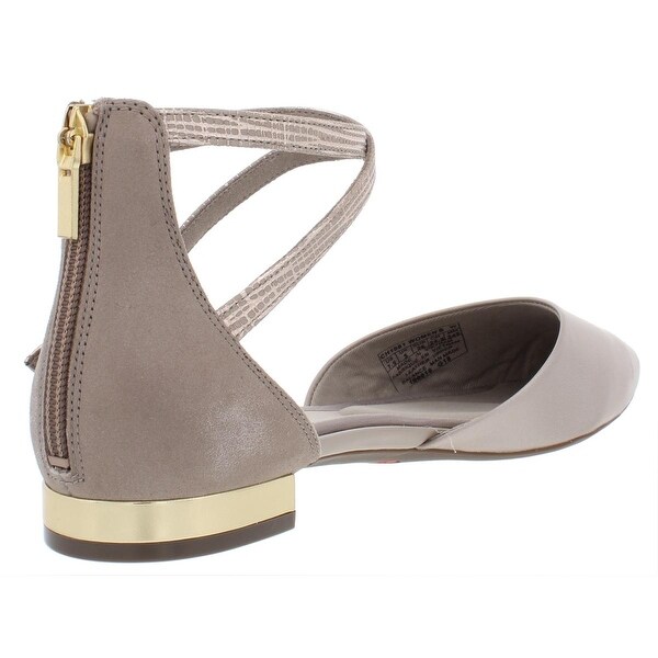 rockport ankle strap flats