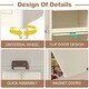 preview thumbnail 5 of 10, Portable Baby Wardrobe Closet with Magnetic Doors, Hanging Rod, 10 Hangers, White