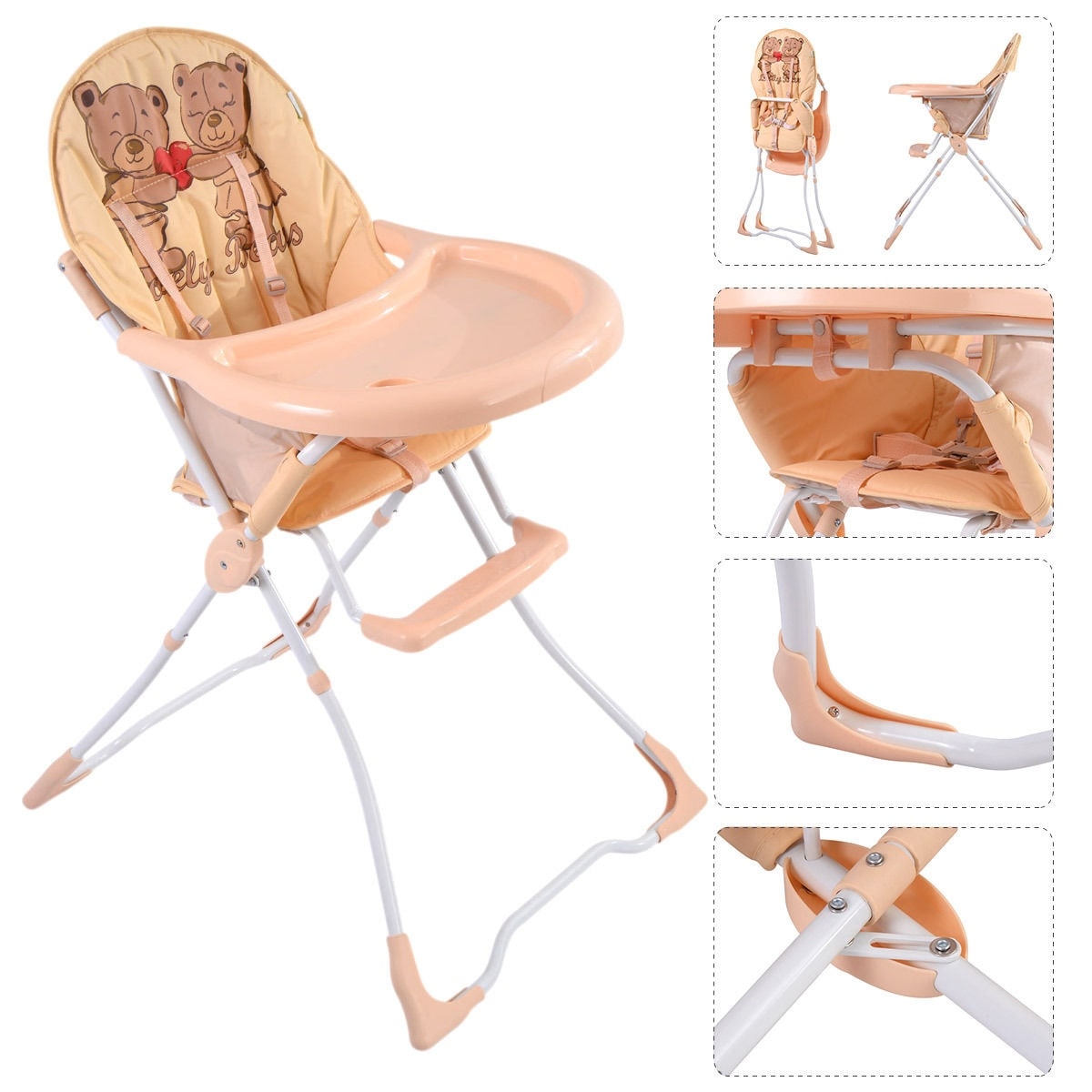 foldable booster seat feeding