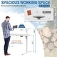 preview thumbnail 30 of 51, Futzca Height Adjustable Electric Standing Desk Sit Stand Computer Stand up Desk with Splice Board