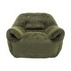 preview thumbnail 12 of 44, Comfy Bean Bag Sofa With Back Support, Faux Fur Bean Bag Chair For Adults And Kids