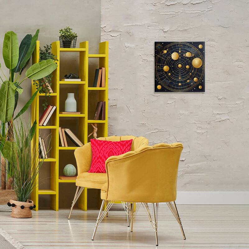 Stupell Astral Planets in Solar System Canvas Wall Art Design By Tabz Jones