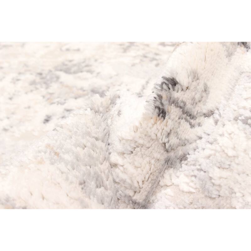 ECARPETGALLERY Machine Made Mira Grey Area Rug