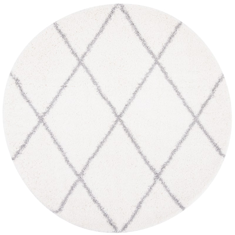 SAFAVIEH Fontana Shag Gurli Trellis 2-inch Thick Rug