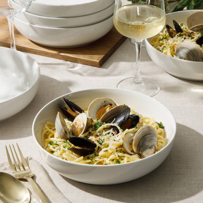 Gibson Home Zen Buffet 4-Piece or 6-Piece 8.5-inches DinnerBowl Set