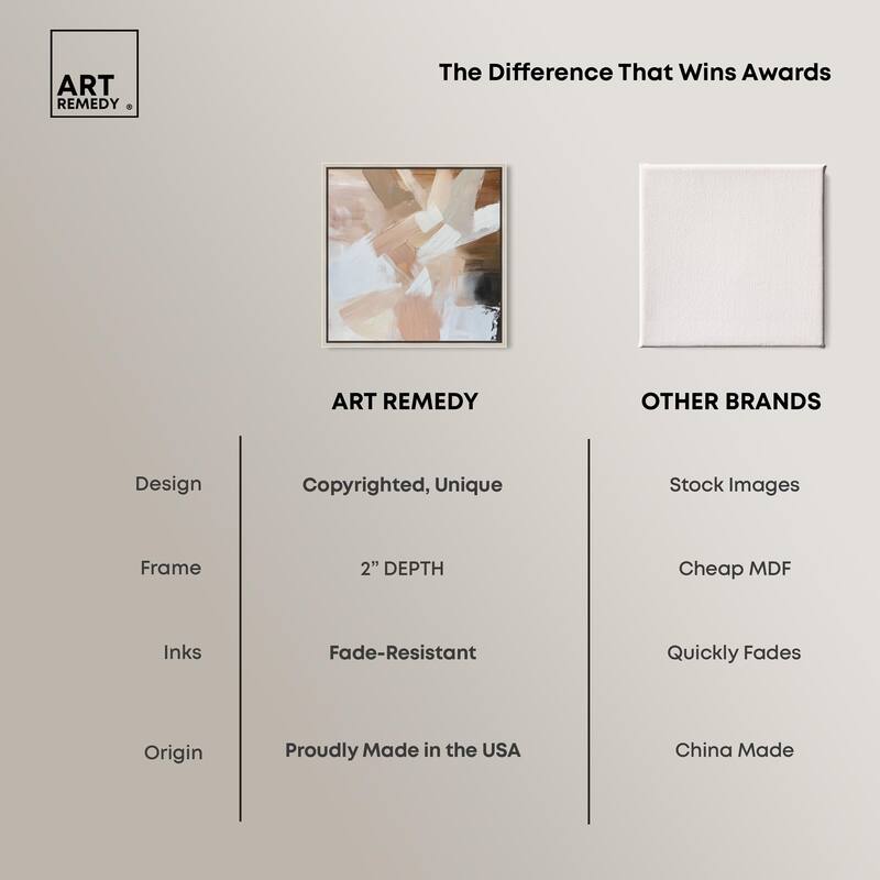 Taupe and Ash II Canvas by Art Remedy