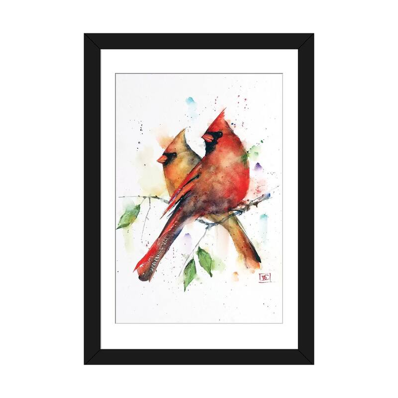 iCanvas "Cardinal Pair" by Dean Crouser