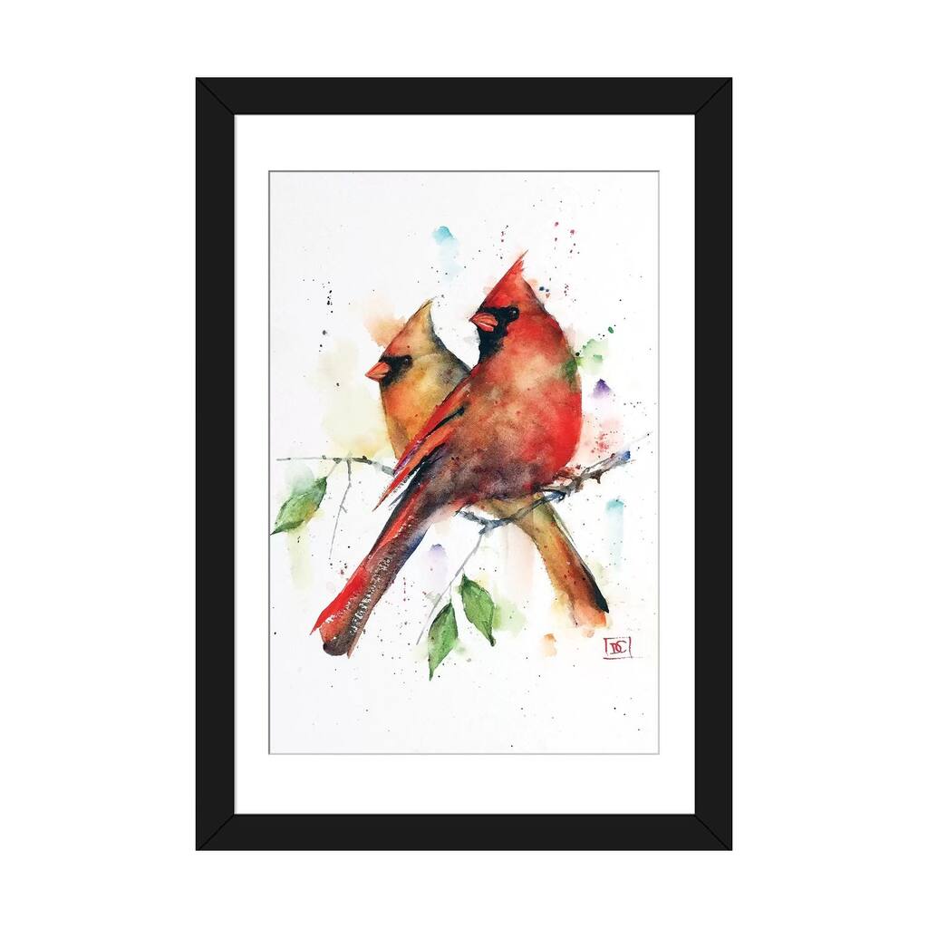 iCanvas "Cardinal Pair" by Dean Crouser